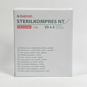 Nicht gewebte sterile Kompresse 4W 7.5*7.5cm a'2pcs-25pcs